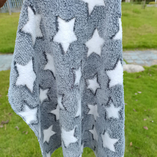 KFX-7833405 Cozy Coral Fleece Cat Kennel Blanket in Various Adorable Designs and Sizes