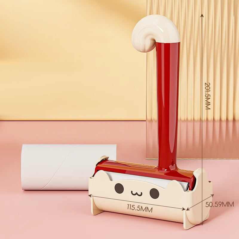 KFX-7838141 Pet Hair Removal Sticky Roller with Replaceable Paper for Multi-Material Clothing and Furniture