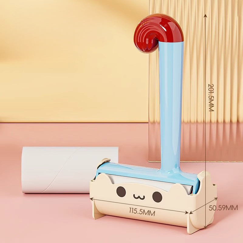 KFX-7838141 Pet Hair Removal Sticky Roller with Replaceable Paper for Multi-Material Clothing and Furniture