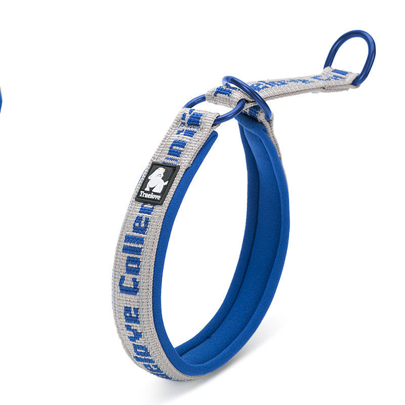 KFX-7840317 Adjustable Soft Dog Collar with Reflective Nylon and Aluminum Alloy Buckle