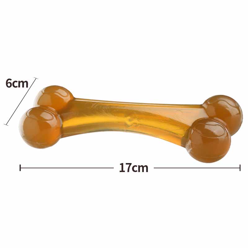 KFX-7843133 Double-Headed Arched Bone & Skull Chew Toy for All Dog Sizes