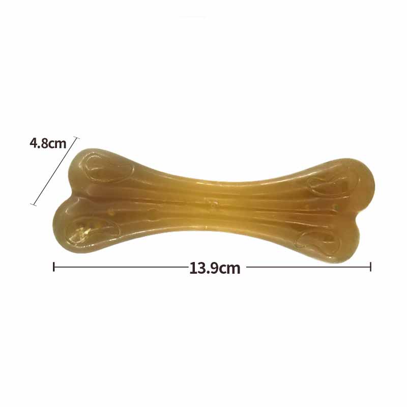 KFX-7843133 Double-Headed Arched Bone & Skull Chew Toy for All Dog Sizes