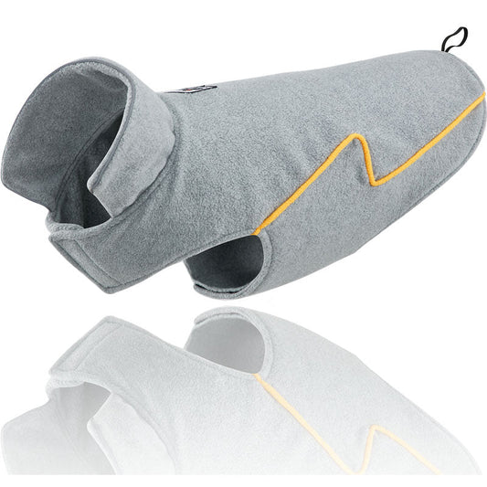 KFX-7846461 Reversible Polar Fleece Dog Vest for Winter Outdoor Comfort