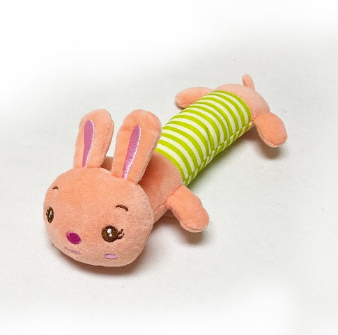 KFX-7847741 Four-Legged Plush Elephant Pet Toy with Sound, Soft and Cute Design