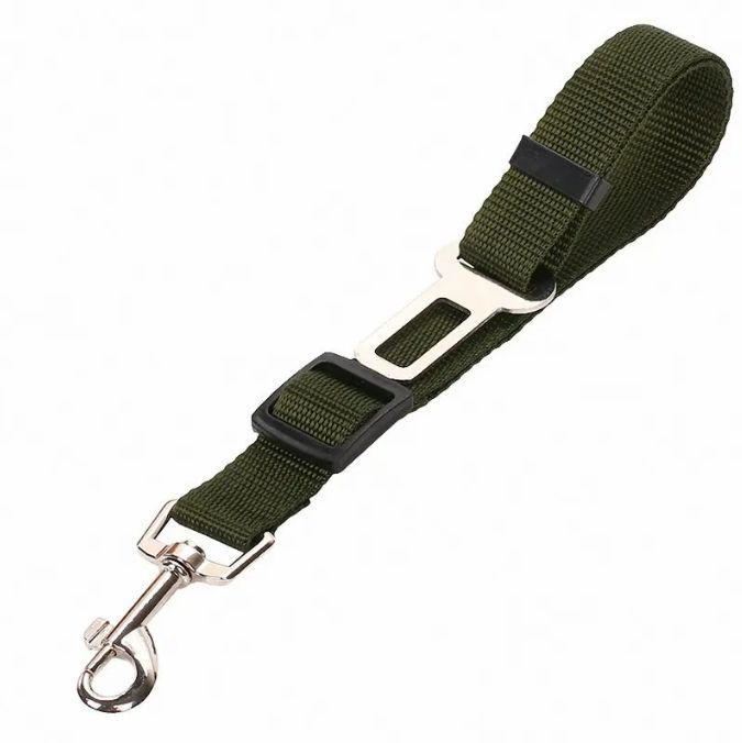 KFX-7847869 Nylon Adjustable Pet Seat Belt for Dogs and Cats - Durable Vehicle Leash for Car Safety