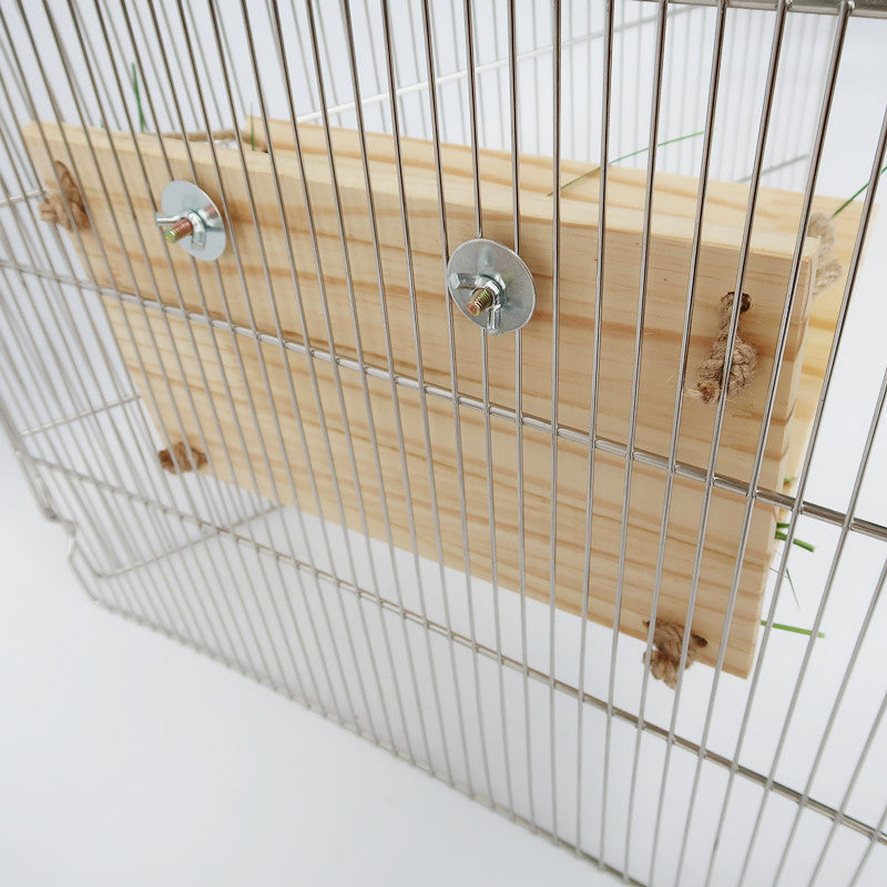 KFX-7851837 Wooden Grass Frame for Small Pets - Versatile Natural Pine for Guinea Pigs, Hamsters, Bunnies, and More (18x30cm)