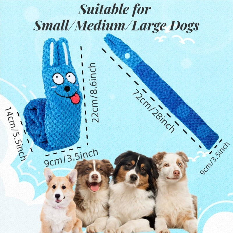 KFX-7852221 Interactive Plush Dog Puzzle Toy for IQ Training and Foraging Instincts