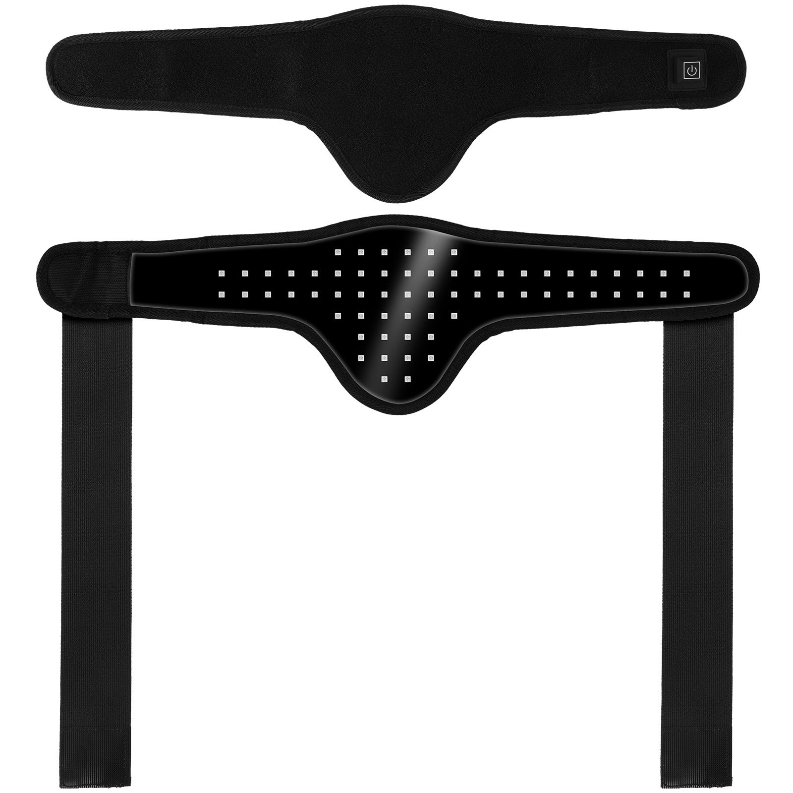 KFX-7853117 Pet Physiotherapy Infrared Therapy Belt for Home Use - Black, USB Rechargeable