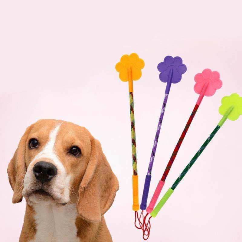 KFX-7857085 Dog Training Clicker Stick - Target Wand for Effective Pet Training, TPR and Polyester Fabric, 43cm & 62cm Options