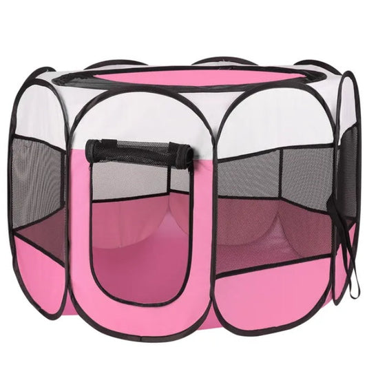 KFX-7857469 Foldable Portable Pet Playpen with Secure Sports Design for Dogs