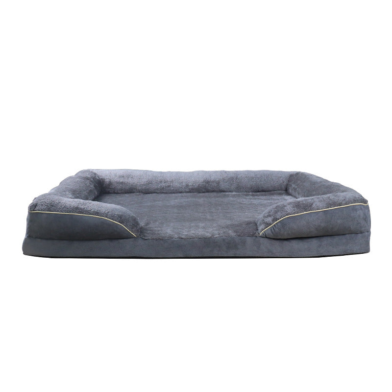 KFX-7857853 All-Season Detachable Pet Bed Mat for Cats - Available in Dark Gray, Blue, and Khaki