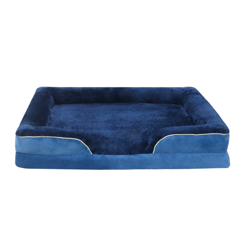 KFX-7857853 All-Season Detachable Pet Bed Mat for Cats - Available in Dark Gray, Blue, and Khaki