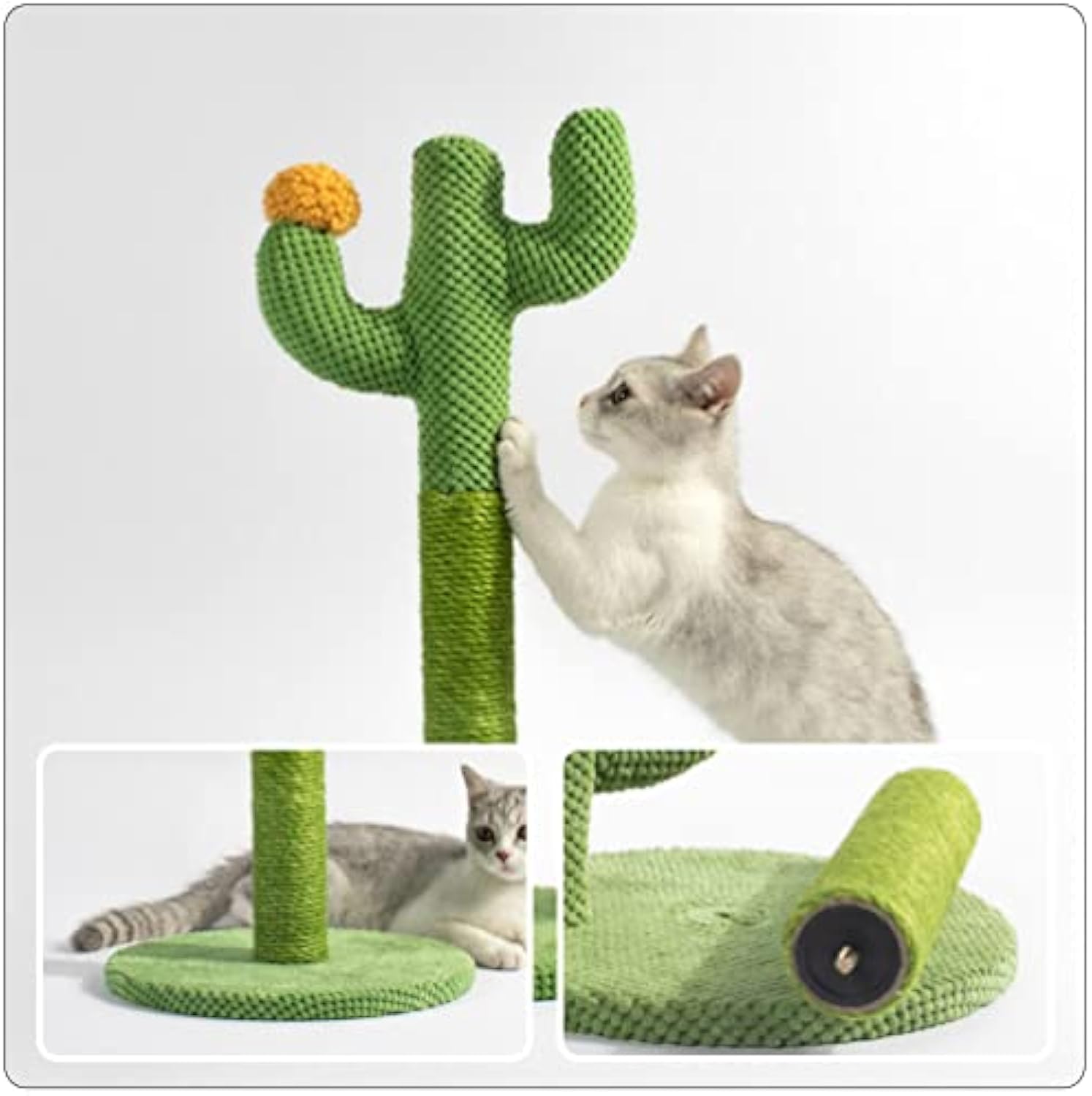 KFX-7861053 Eco-Friendly Cat Scratching Board with Indoor Plant Design and Claw Care Features