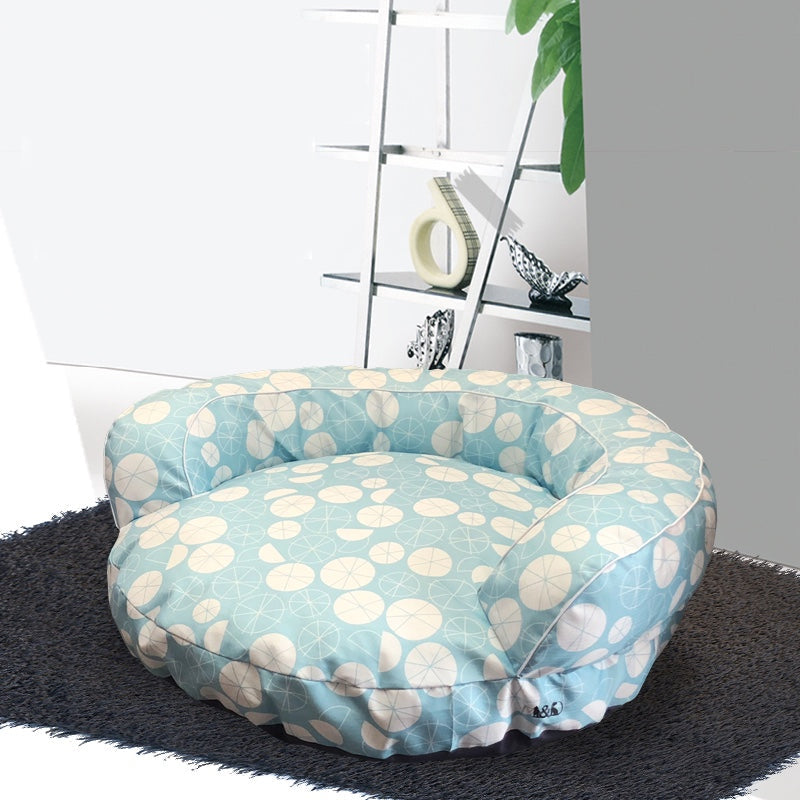 KFX-7863613 Removable and Washable Dog and Cat Kennel with Embroidered Characters in Various Stylish Colors