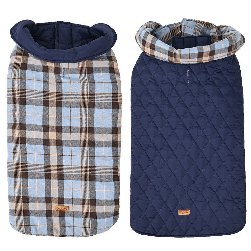 KFX-7865149 Double-Sided Waterproof Warm Dog Clothes in Various Colors and Sizes