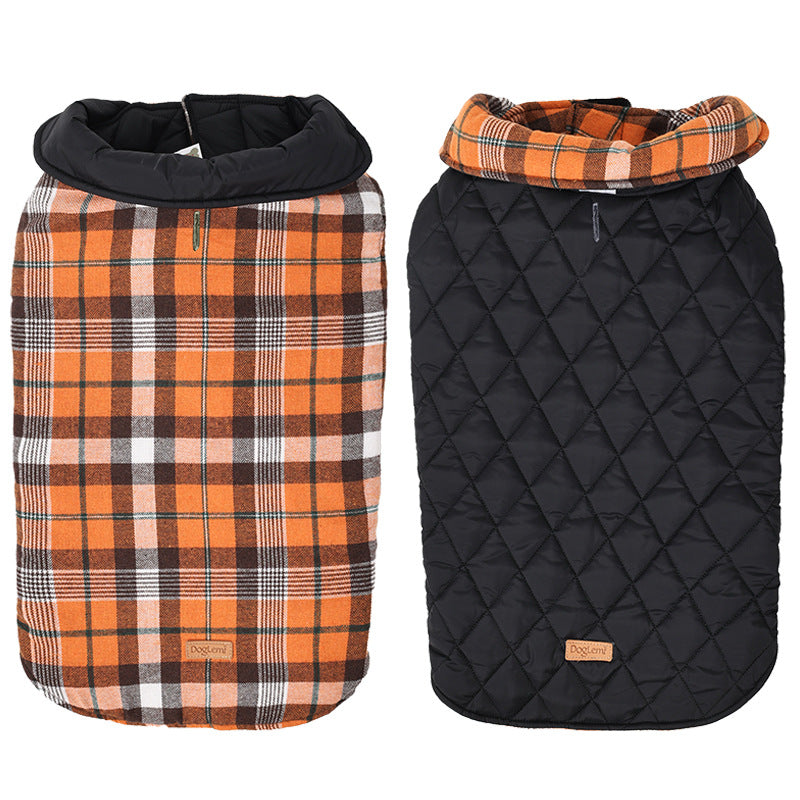 KFX-7865149 Double-Sided Waterproof Warm Dog Clothes in Various Colors and Sizes