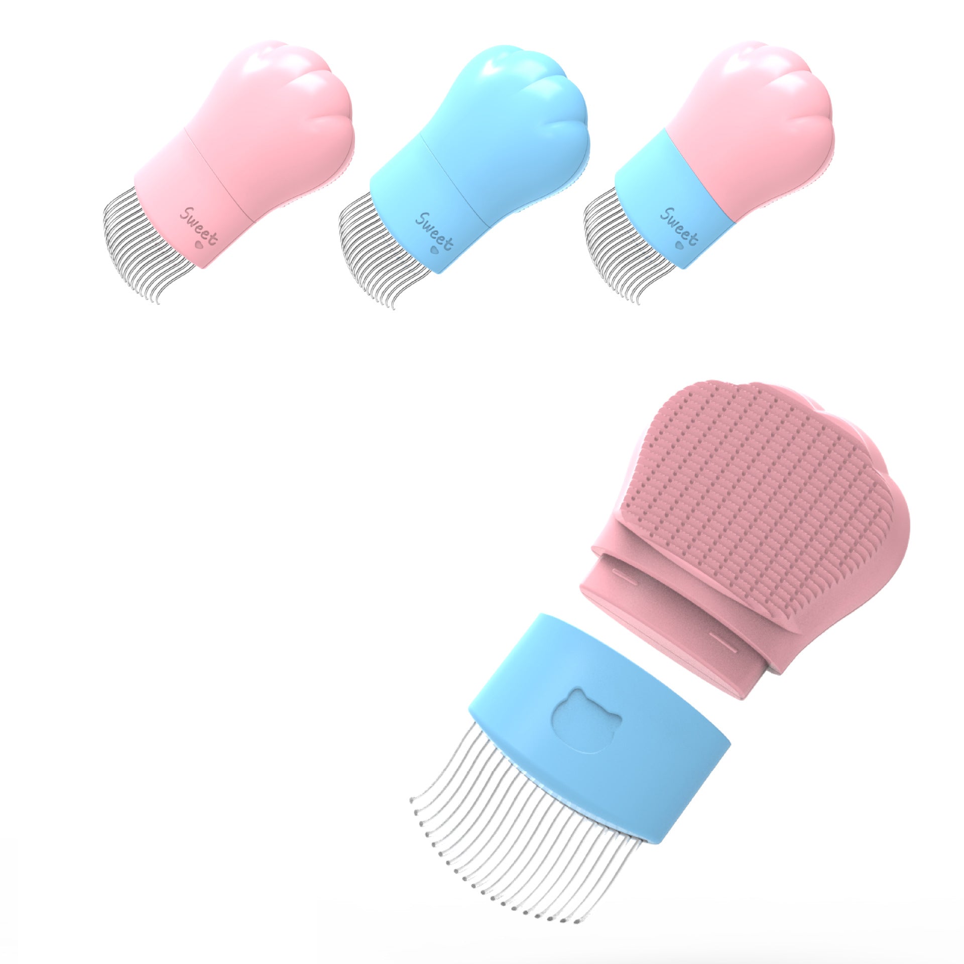 KFX-7866813 Pet Grooming Brush for Long and Short Hair - Efficient Slicker Brush for Hair Removal