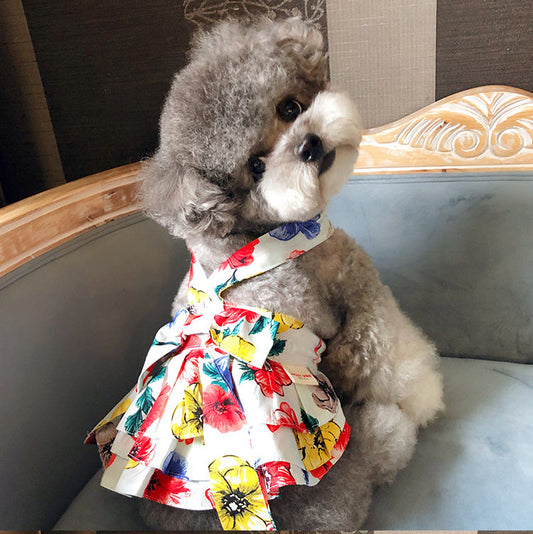 KFX-7866941 Cotton Printed Dog and Cat Clothes in Various Colors and Sizes