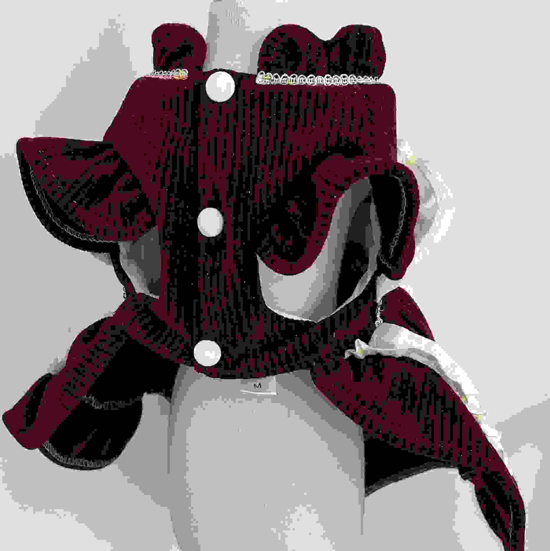 KFX-7867709 Custom Handmade Retro Style Pet Clothing in Multiple Sizes