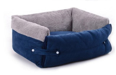 KFX-7869373 Removable Pet Bed with Soft Blanket, Moisture-Proof and Non-Slip Design