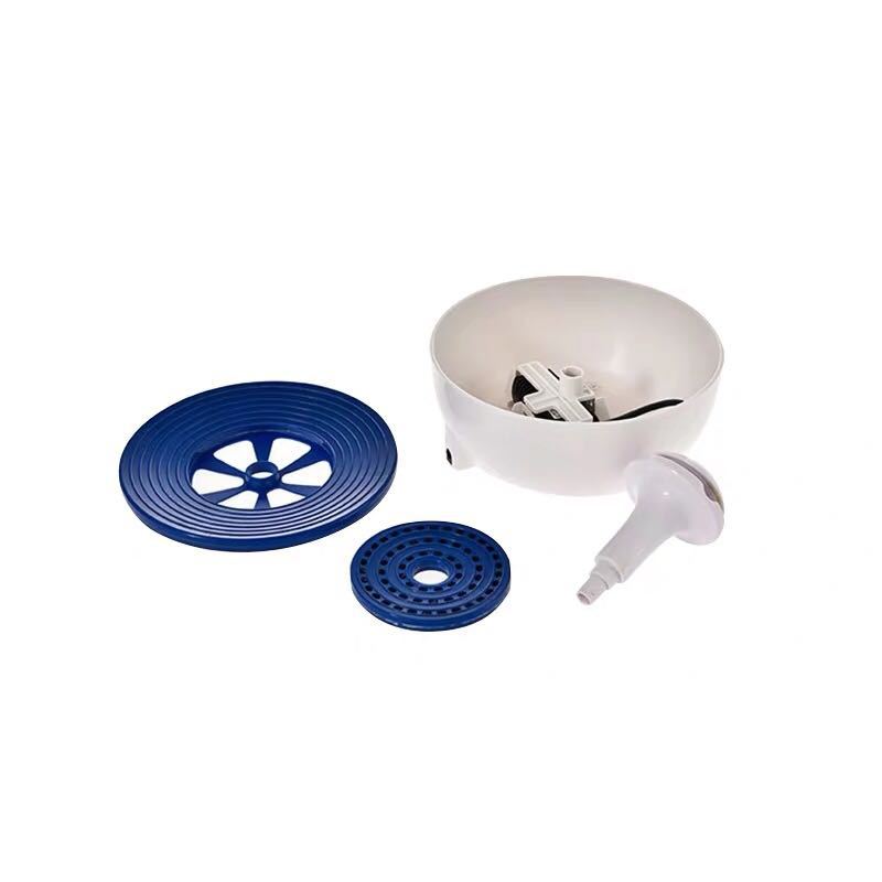 KFX-7871165 Pet Water Fountain - White ABS Design for Cats and Dogs, 20x20x15CM