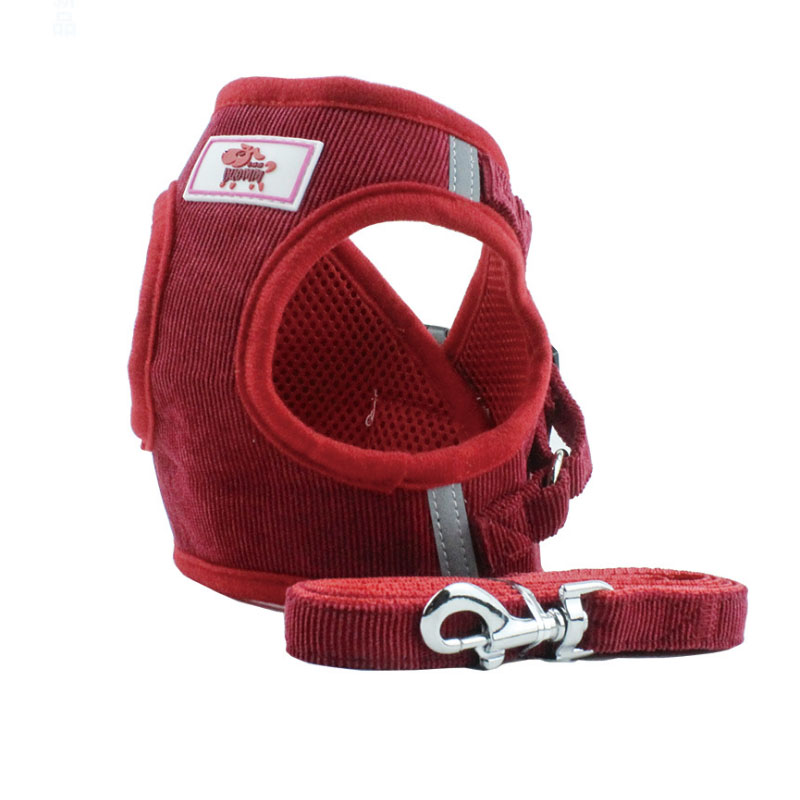KFX-7880125 Reflective Dog Chain Chest Strap with Braided Rope Options - Multiple Color Selections Available