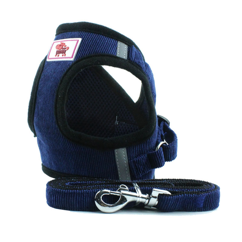 KFX-7880125 Reflective Dog Chain Chest Strap with Braided Rope Options - Multiple Color Selections Available