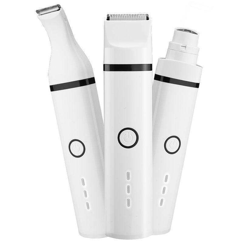 KFX-7882429 Dog Pet Shaving Device with Stainless Steel Blades and Dual-Use Power