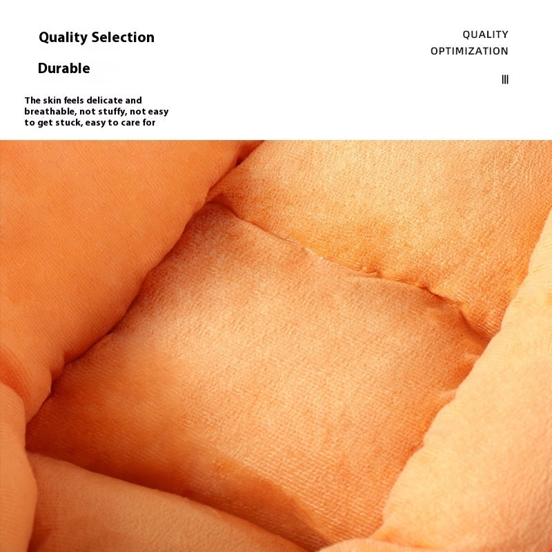 KFX-7884861 Double-Sided Removable Washable Cat Litter in Carrot Design - Pet Mattress, Medium and Large Sizes Available