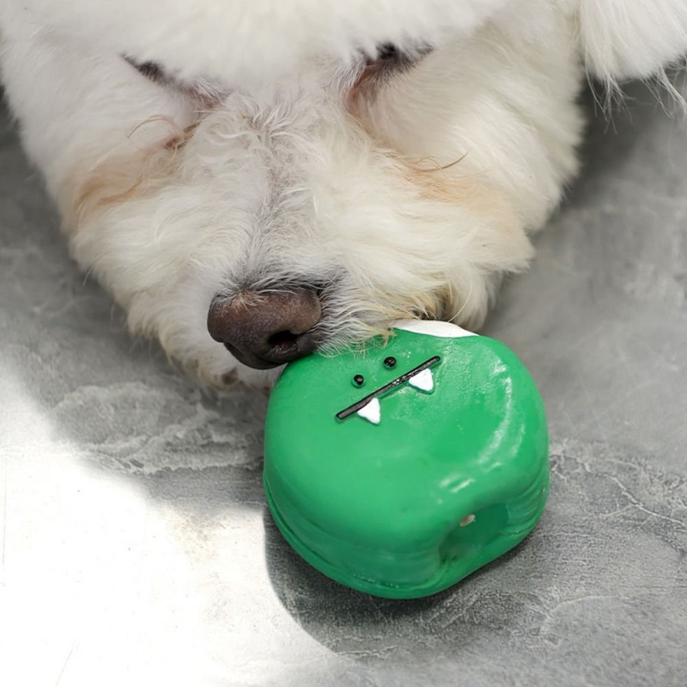 KFX-7884989 Latex Cartoon Egg Toy for Dogs - Soft, Bite Resistant, Squeaky Chew Toy