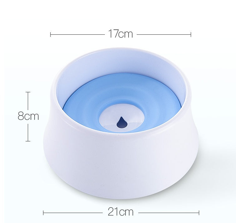 KFX-7886781 Automatic Pet Drinking Bowl with Floating Plate - Durable PS and PP + Silica Gel Material