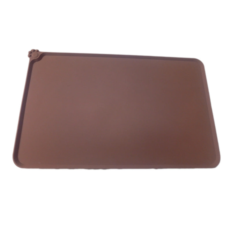 KFX-7888445 Waterproof Silicone Pet Feeding Mat for Dogs and Cats, Non-Slip Design, Easy to Clean