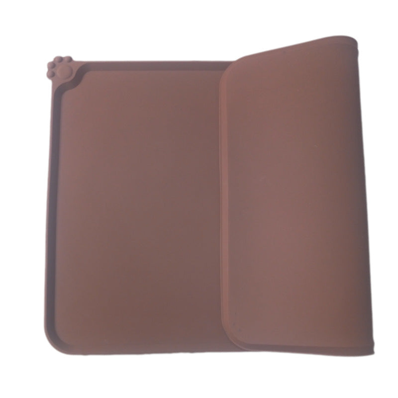 KFX-7888445 Waterproof Silicone Pet Feeding Mat for Dogs and Cats, Non-Slip Design, Easy to Clean