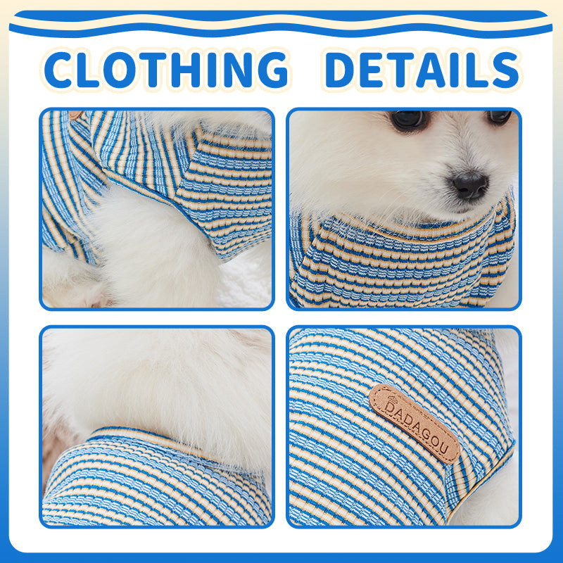 KFX-7889853 Cooling Vest for Small Dogs - Summer Fashion Pet Shirt for Chihuahuas and Other Breeds