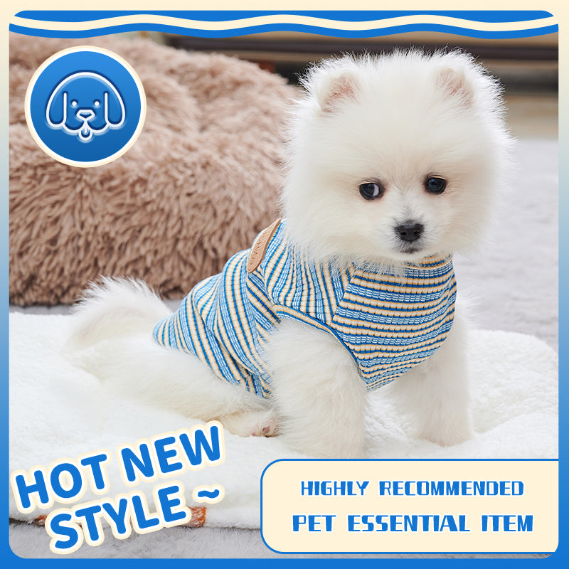 KFX-7889853 Cooling Vest for Small Dogs - Summer Fashion Pet Shirt for Chihuahuas and Other Breeds