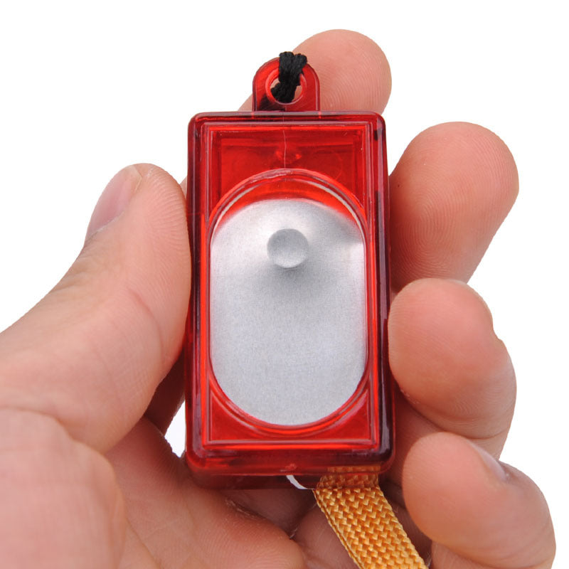KFX-7892029 Square Clicker Training Device for Dogs - Lightweight Plastic, 6x2.8x1.8cm
