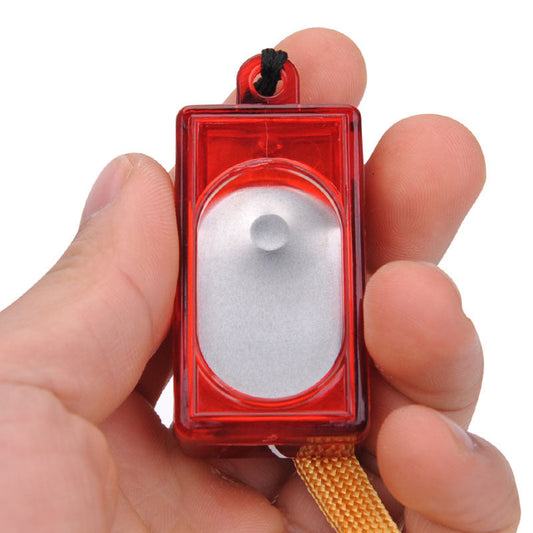 KFX-7892029 Square Clicker Training Device for Dogs - Lightweight Plastic, 6x2.8x1.8cm