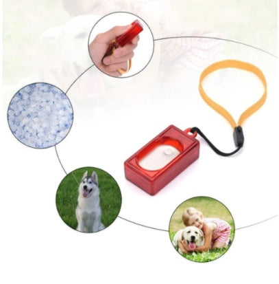 KFX-7892029 Square Clicker Training Device for Dogs - Lightweight Plastic, 6x2.8x1.8cm