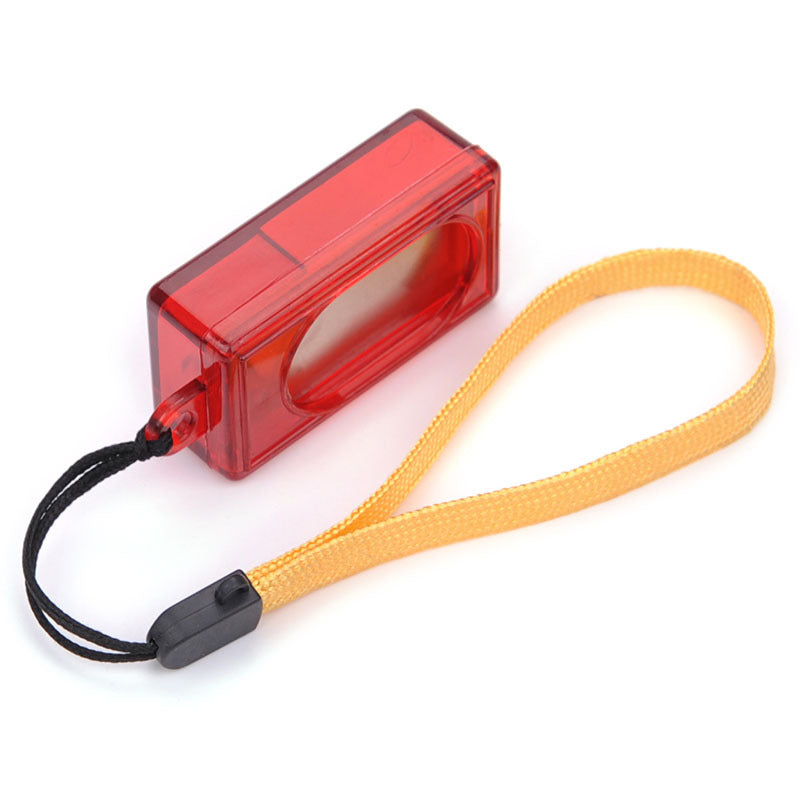 KFX-7892029 Square Clicker Training Device for Dogs - Lightweight Plastic, 6x2.8x1.8cm