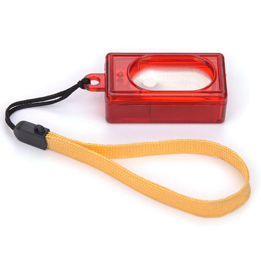 KFX-7892029 Square Clicker Training Device for Dogs - Lightweight Plastic, 6x2.8x1.8cm