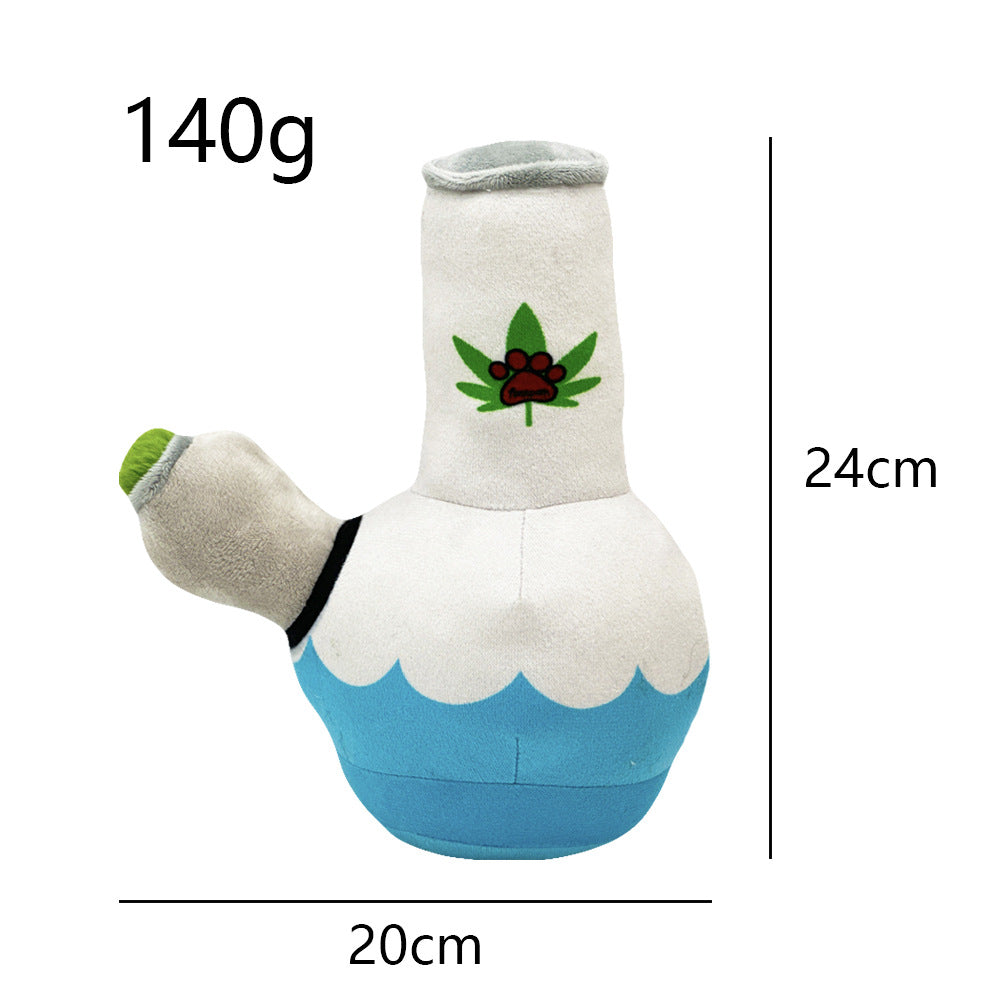 KFX-7893181 Dog Sounding Kettle Bite-Resistant Plush Pet Toy - 24cm Fun Design