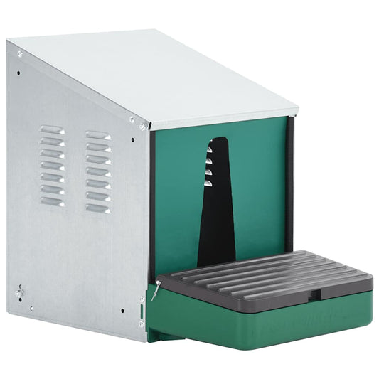 KFX-7893949 Roll-Up Nesting Box for Poultry with Automatic Egg Collection Tray and Bacteria-Resistant Mat