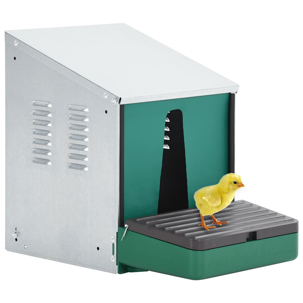 KFX-7893949 Roll-Up Nesting Box for Poultry with Automatic Egg Collection Tray and Bacteria-Resistant Mat