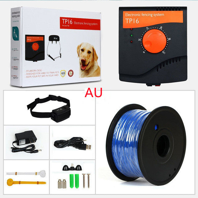 KFX-7895613 Invisible Pet Electronic Fence with Adjustable Sound and Shock Alerts, Waterproof Design