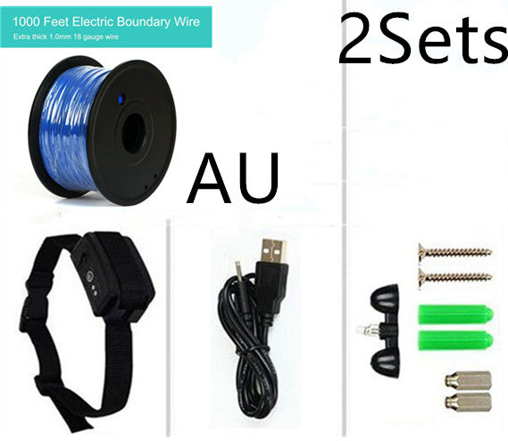 KFX-7895613 Invisible Pet Electronic Fence with Adjustable Sound and Shock Alerts, Waterproof Design