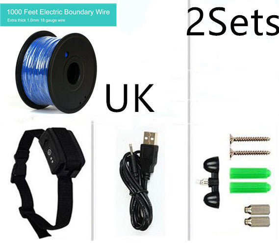 KFX-7895613 Invisible Pet Electronic Fence with Adjustable Sound and Shock Alerts, Waterproof Design