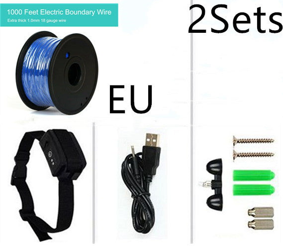 KFX-7895613 Invisible Pet Electronic Fence with Adjustable Sound and Shock Alerts, Waterproof Design