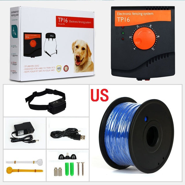 KFX-7895613 Invisible Pet Electronic Fence with Adjustable Sound and Shock Alerts, Waterproof Design