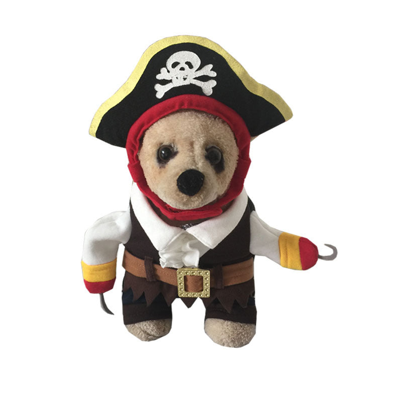 KFX-7896509 Pirate Costume for Dogs - Fun Dress Up Apparel with Size Options XS-XL