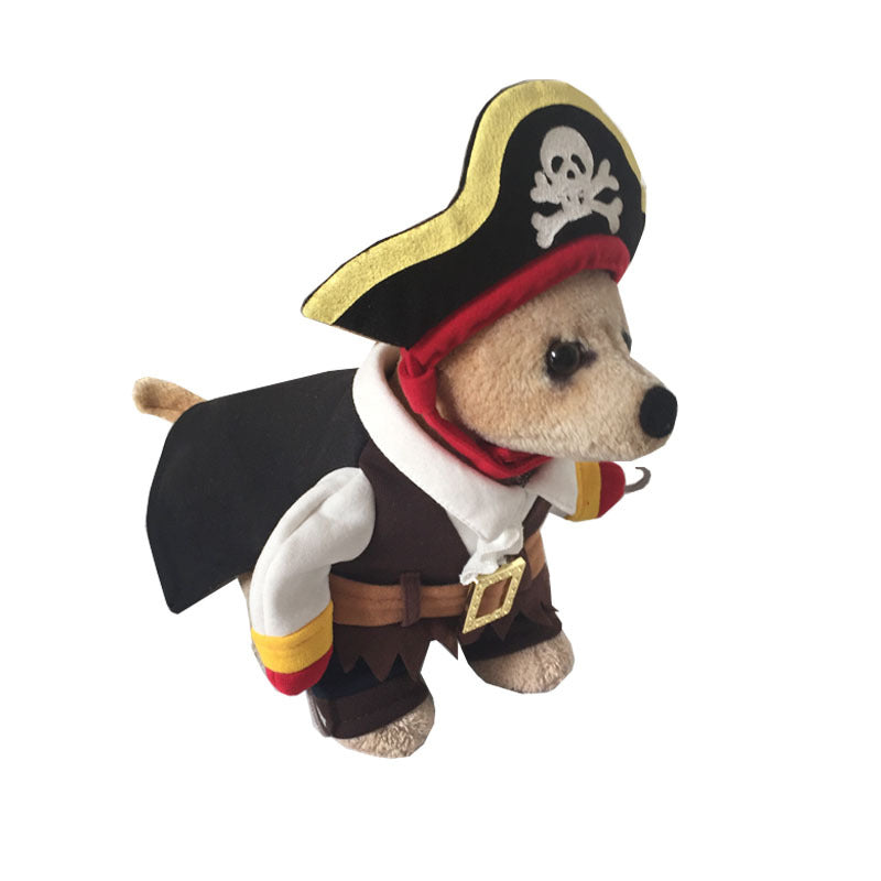 KFX-7896509 Pirate Costume for Dogs - Fun Dress Up Apparel with Size Options XS-XL